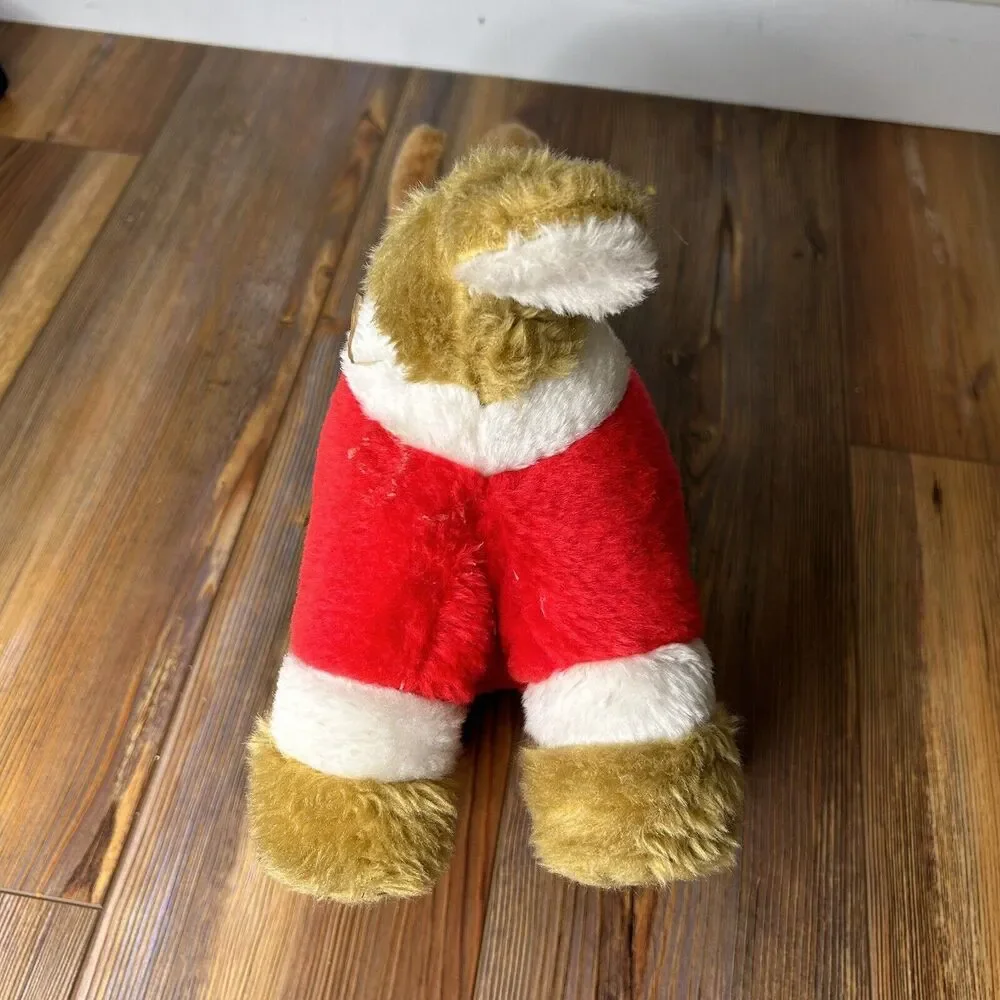 Vintage Christmas Rudolph the Red Nose Reindeer Emson Lights Up Reindeer Plush